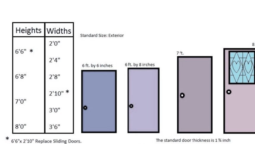 How Tall Is a Door? Standard Door Heights and Sizes (2026)
